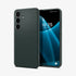 ACS07287 - Galaxy S24 Ultra Case Liquid Air in Matte Black showing the back